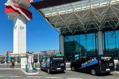 Navette parcheggio ParkToAir presso Aeroporto Roma Fiumicino